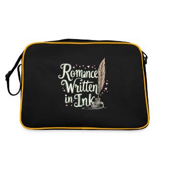 Romantique Nostalgie Vintage Romance Amour classique - Sac Retro - noir/or - Dos
