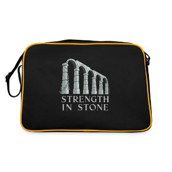 Passionnés d’histoire Passionnés de la Rome antique - Sac Retro - noir/or - Dos