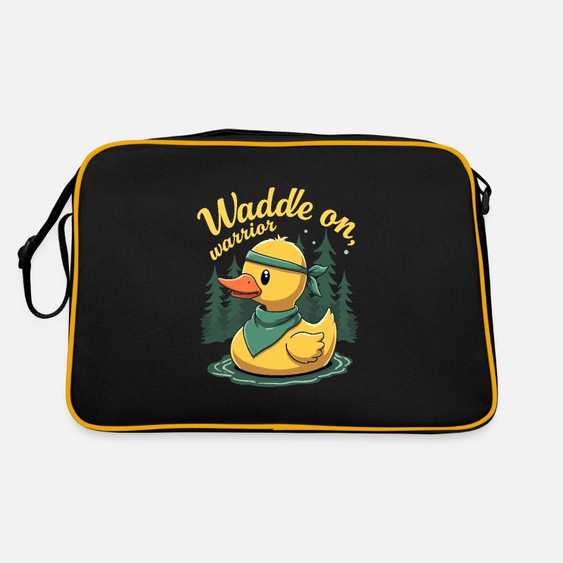 Farm animal duck enthusiasts backyard ducks Retro Bag