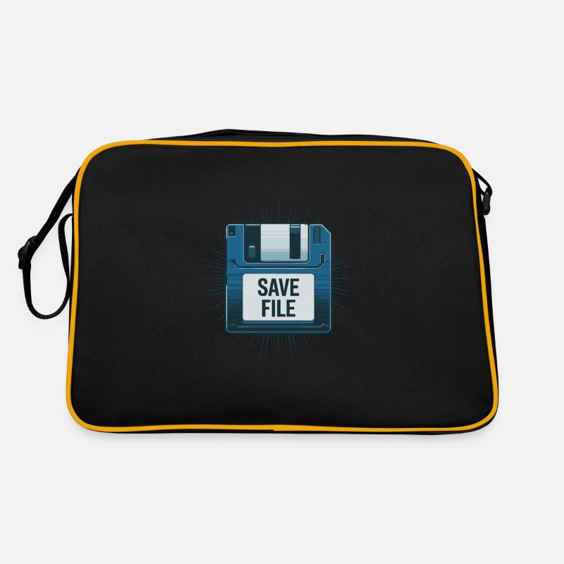 Save Disk Diskette 90s PC für einen Computer Retro Tasche