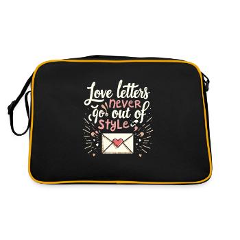 Romantique Nostalgie Vintage Romance Amour classique - Sac Retro - noir/or - Dos
