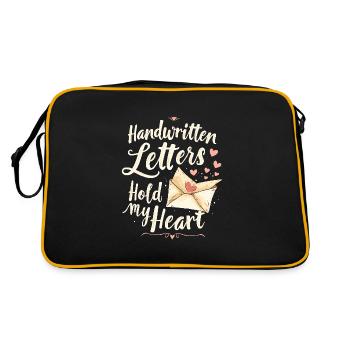 Romantique Nostalgie Vintage Romance Amour classique - Sac Retro - noir/or - Dos