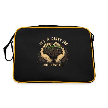 Adeptes du compostage Jardinage durable - Sac Retro - noir/or - Dos