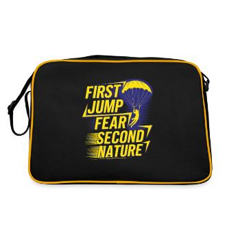 Parachutisme Débutants Aventure Nerfs - Sac Retro - noir/or - Dos