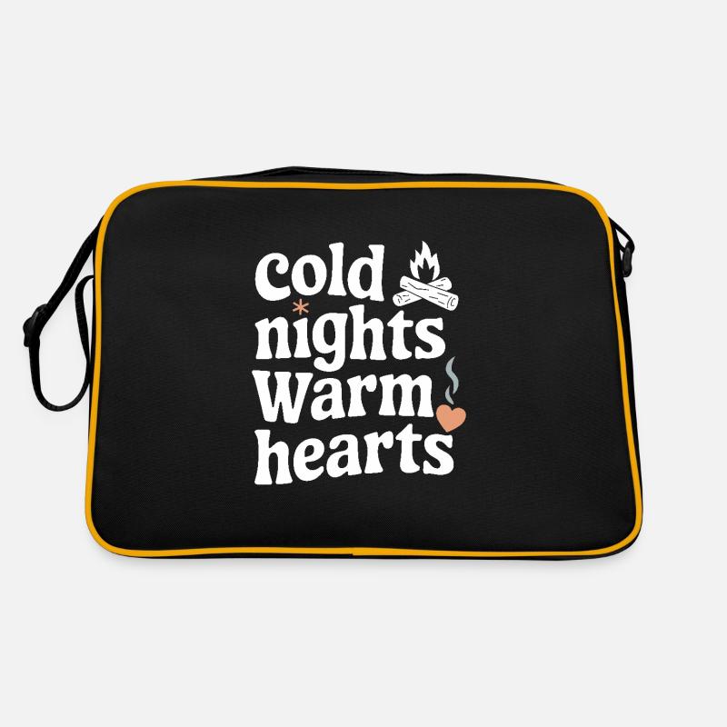 Winter Camper Snow Camping Adventure Retro Bag