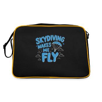Parachutisme Débutants Aventure Nerfs - Sac Retro - noir/or - Dos