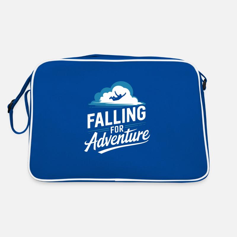 FallscFallschirmspringen Anfänger Abenteuer Nerven Retro Tasche