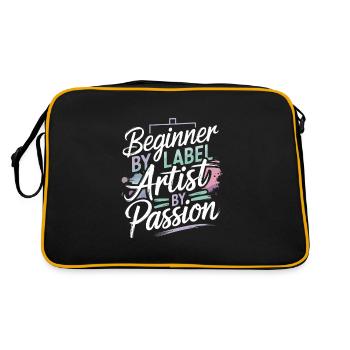 Creative Hobby For Beginners In The - Retro Bag - black/gold - Back