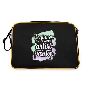 Creative Hobby For Beginners In The - Retro Bag - black/gold - Back