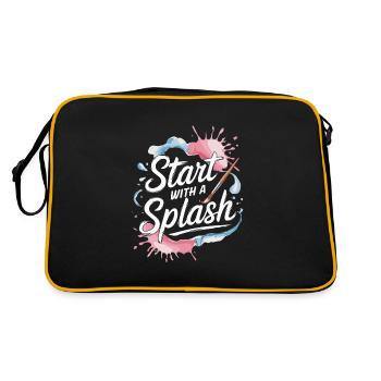 Creative Hobby For Beginners In The - Retro Bag - black/gold - Back