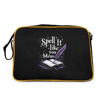 I'm pretty sure I'll have a - Retro Bag - black/gold - Back
