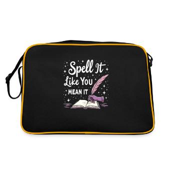 I'm pretty sure I'll have a - Retro Bag - black/gold - Back
