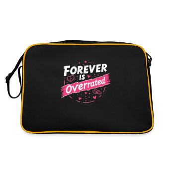 Grunge Valentine's Day Dark Romance Edgy Love - Retro Bag - black/gold - Back