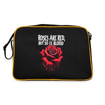 Grunge Valentine's Day Dark Romance Edgy Love - Retro Bag - black/gold - Back