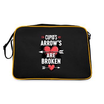Grunge Valentine's Day Dark Romance Edgy Love - Retro Bag - black/gold - Back