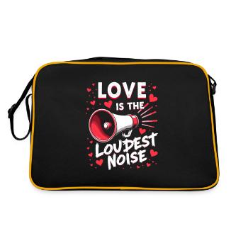 Grunge Valentine's Day Dark Romance Edgy Love - Retro Bag - black/gold - Back