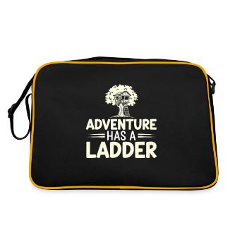 Treehouse builder DIY treehouse construction - Retro Bag - black/gold - Back
