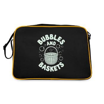 Unterwasser Korb Weben Skurrile Kunsthandwerk - Retro Tasche - Schwarz/Gold - Hinten