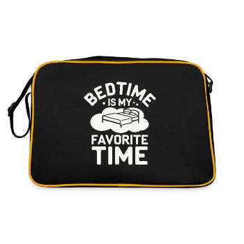 Sleep Hygiene Enthusiasts, Restful Nights, - Retro Bag - black/gold - Back