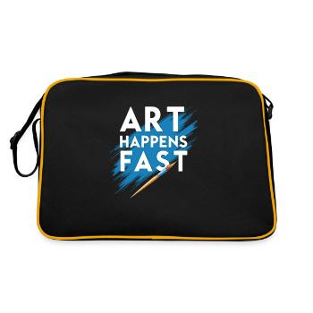 Speed Painting Performance Art Rapide Créatif - Sac Retro - noir/or - Dos
