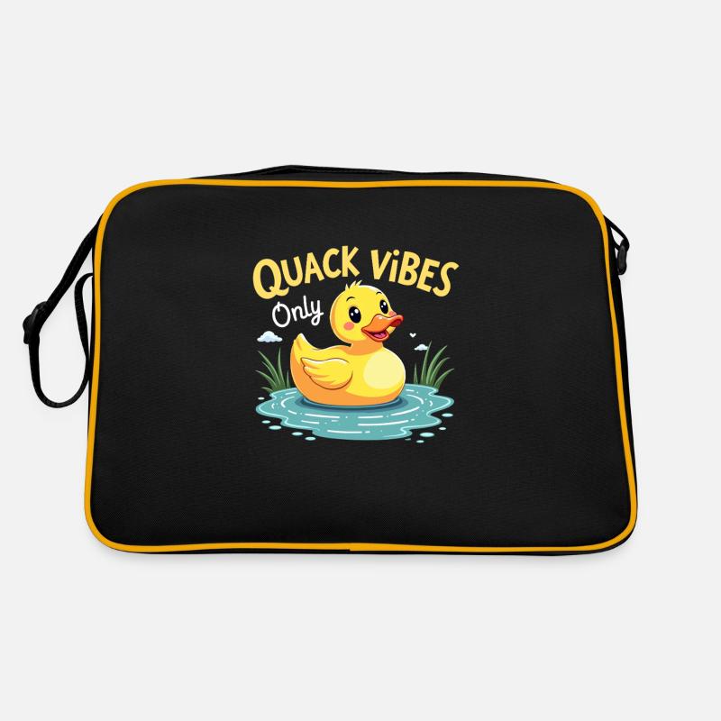 Farm animal duck enthusiasts backyard ducks Retro Bag