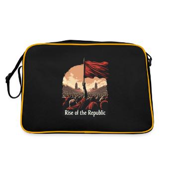 Passionnés d’histoire Passionnés de la Rome antique - Sac Retro - noir/or - Dos