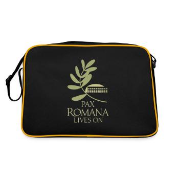 Passionnés d’histoire Passionnés de la Rome antique - Sac Retro - noir/or - Dos
