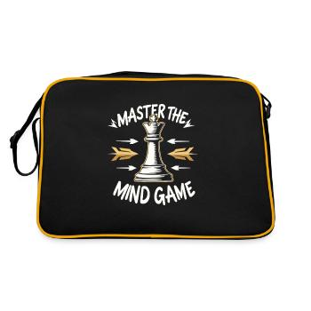 Échecs Tacticiens Stratégie Maîtres Tactique - Sac Retro - noir/or - Dos