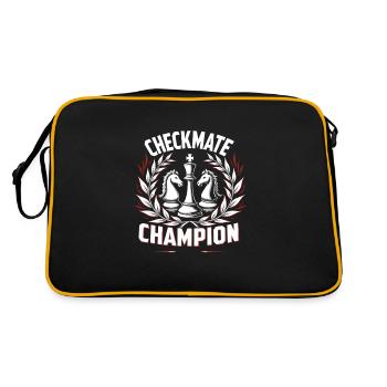 Échecs Tacticiens Stratégie Maîtres Tactique - Sac Retro - noir/or - Dos