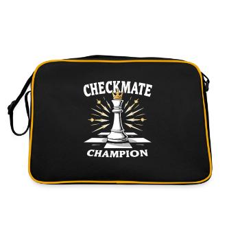 Échecs Tacticiens Stratégie Maîtres Tactique - Sac Retro - noir/or - Dos