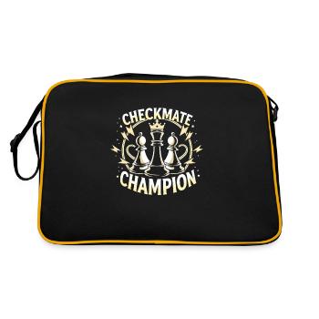 Échecs Tacticiens Stratégie Maîtres Tactique - Sac Retro - noir/or - Dos