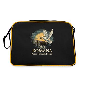 Passionnés d’histoire Passionnés de la Rome antique - Sac Retro - noir/or - Dos