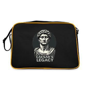 Passionnés d’histoire Passionnés de la Rome antique - Sac Retro - noir/or - Dos