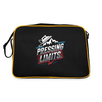 Repassage extrême Compétitif Drôle - Sac Retro - noir/or - Dos