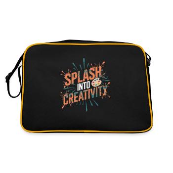 Creative Hobby For Beginners In The - Retro Bag - black/gold - Back