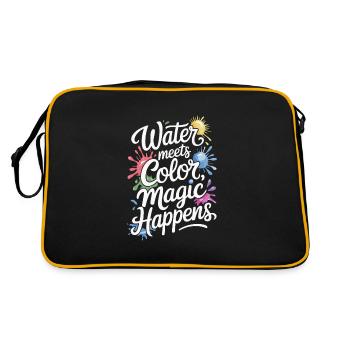 Creative Hobby For Beginners In The - Retro Bag - black/gold - Back