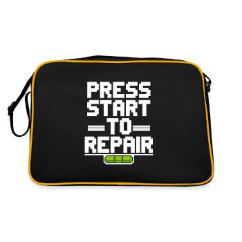 Réparation de jeux rétro Console vintage - Sac Retro - noir/or - Dos