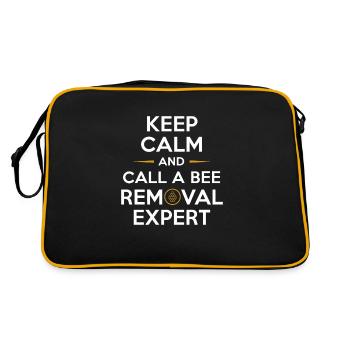 Spécialiste de l’élimination des abeilles Sauvetage en essaim vivant - Sac Retro - noir/or - Dos