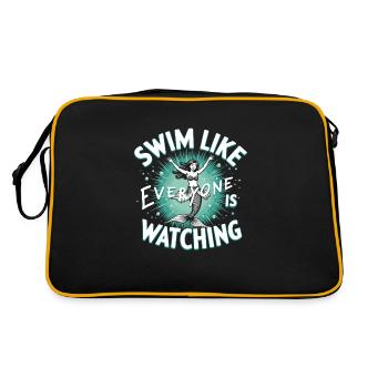 Sirène Artiste sous-marin Sirène - Sac Retro - noir/or - Dos