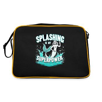 Sirène Artiste sous-marin Sirène - Sac Retro - noir/or - Dos