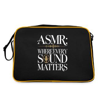 Asmr Creator Relaxation sensorielle Calmant - Sac Retro - noir/or - Dos