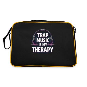 Music Produzent 808 Bass Hip-hop Beatmaker - Retro Tasche - Schwarz/Gold - Hinten
