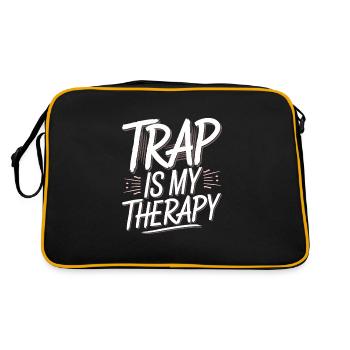 Music Produzent 808 Bass Hip-hop Beatmaker - Retro Tasche - Schwarz/Gold - Hinten