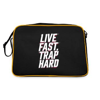 Music Produzent 808 Bass Hip-hop Beatmaker - Retro Tasche - Schwarz/Gold - Hinten