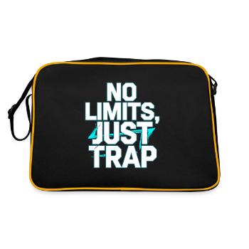 Music Produzent 808 Bass Hip-hop Beatmaker - Retro Tasche - Schwarz/Gold - Hinten