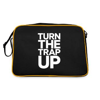 Music Produzent 808 Bass Hip-hop Beatmaker - Retro Tasche - Schwarz/Gold - Hinten
