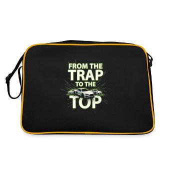 Music Produzent 808 Bass Hip-hop Beatmaker - Retro Tasche - Schwarz/Gold - Hinten