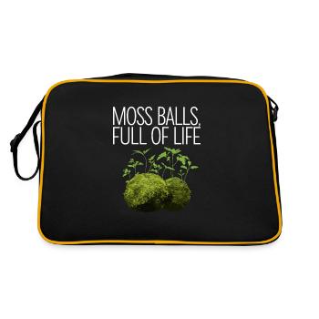 Kokedama Moss Ball Plants Japanese Gardening - Retro Bag - black/gold - Back