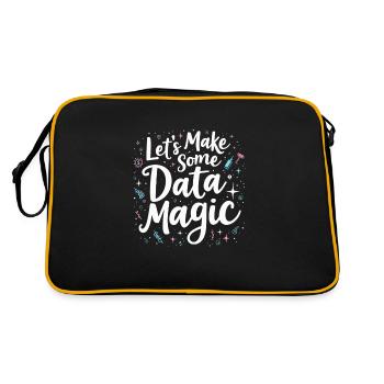 Data Analyst Big Data Specialist Business - Retro Bag - black/gold - Back