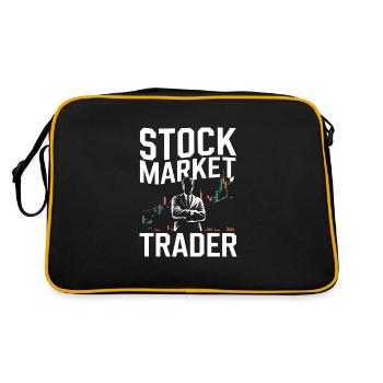 Trader boursier Graphique Trader boursier - Sac Retro - noir/or - Dos